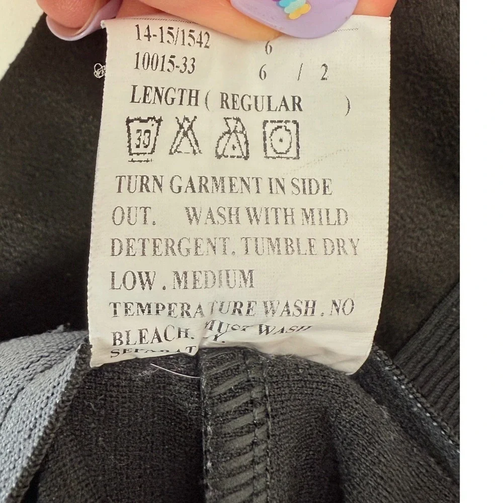 Tuff Rider Breeches Women's 30 Riding Pants Ribbed Equestrian Black - Picture 8 of 10